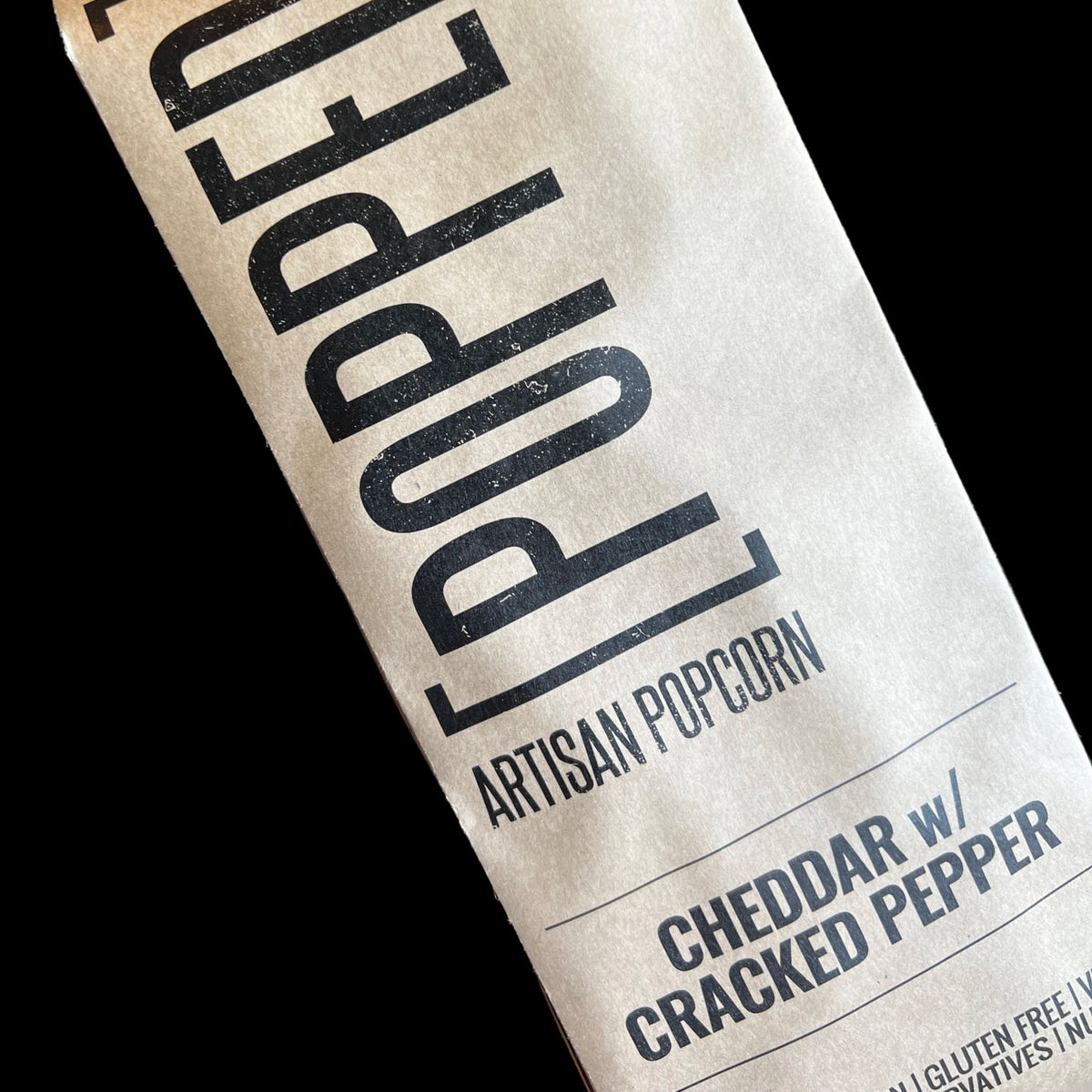 Cheddar w/Cracked Pepper | 4 pack– [POPPED] Artisan Popcorn